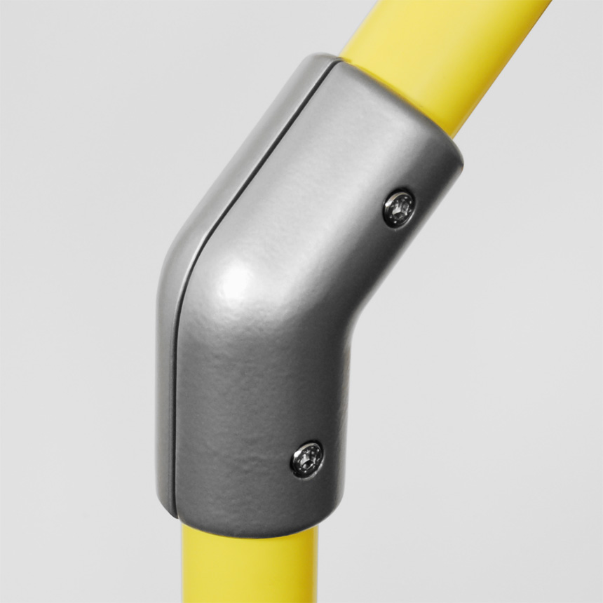 Winkelstück Aluminium 30 mm Wa 60°/Wb 30°/120°