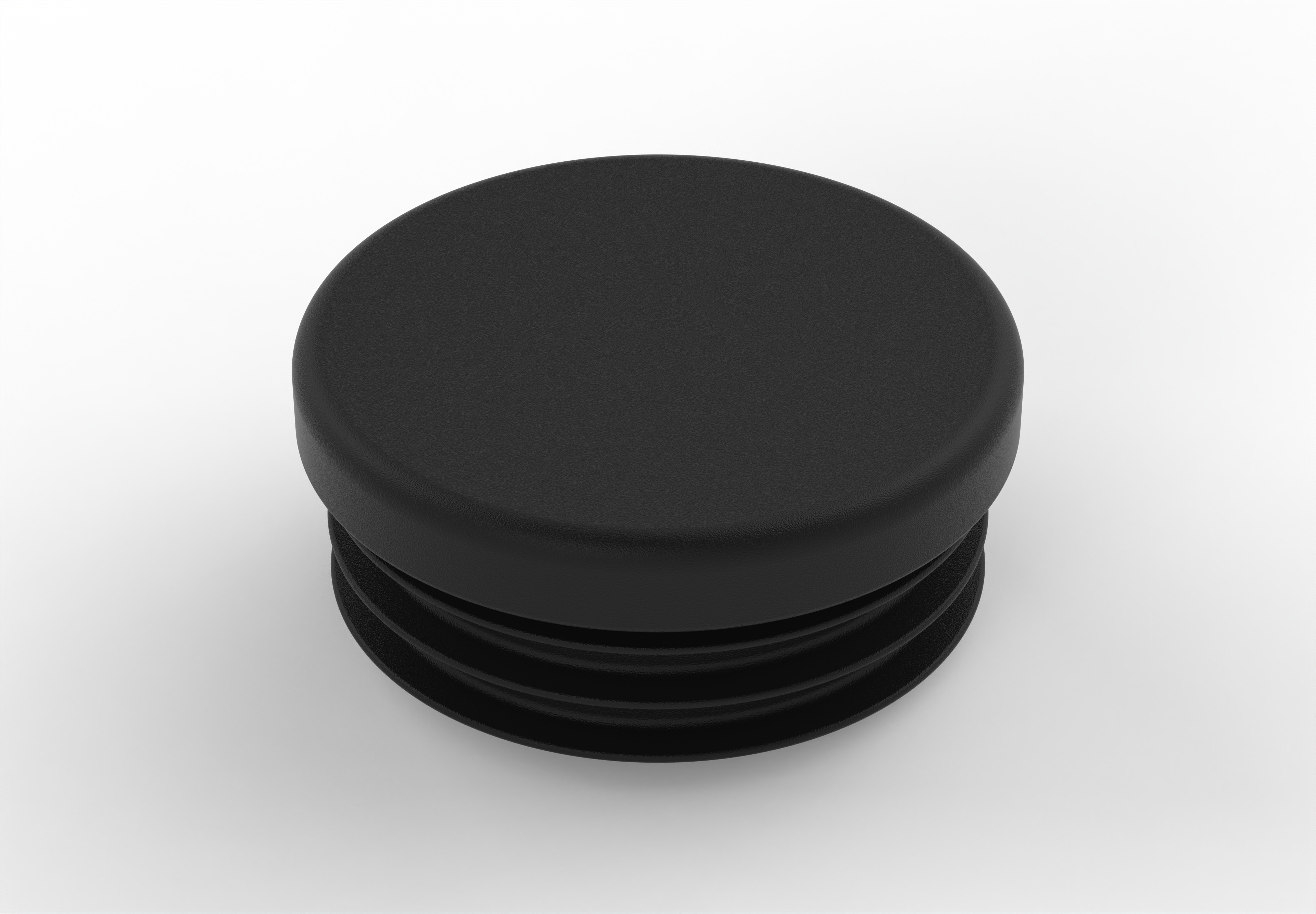 Stopfen zu Rohren 35mm, schwarz