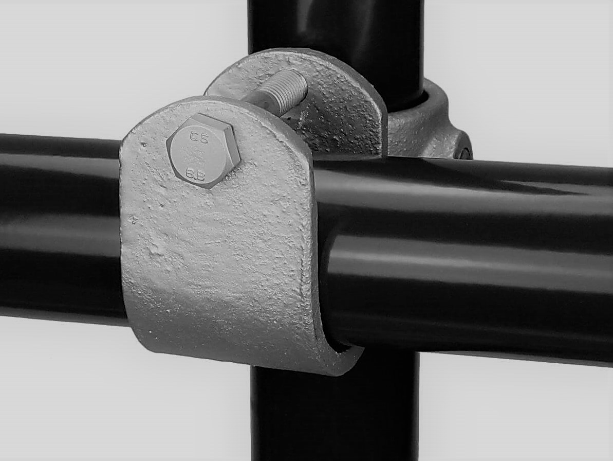 Überkreuzverbinder mit Schraube, 48mm, 6/4°