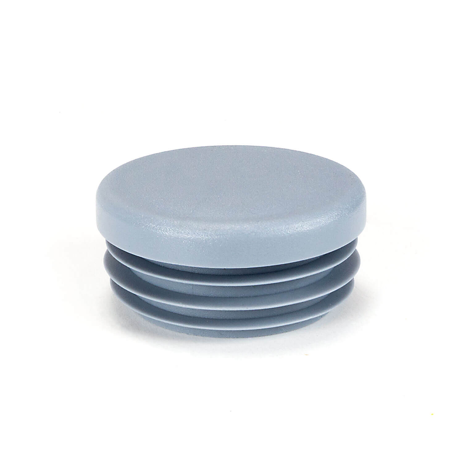 Stopfen aus Kunststoff zu 1 1/4" Rohr (42.4mm), grau, für dünnwandiges Rohr