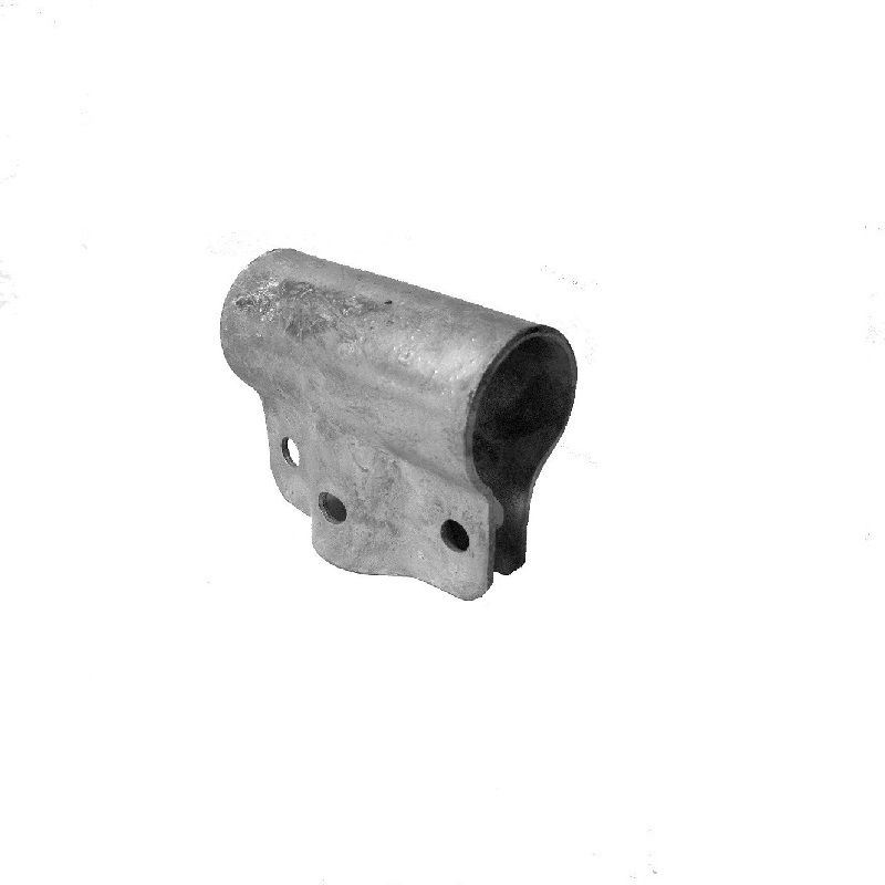 T-Schelle geschlossen 90°,  1 1/4" x 1 1/4"(42.4 mm x 42.4 mm), Schrauben 2xM10x30, feuerverzinkt