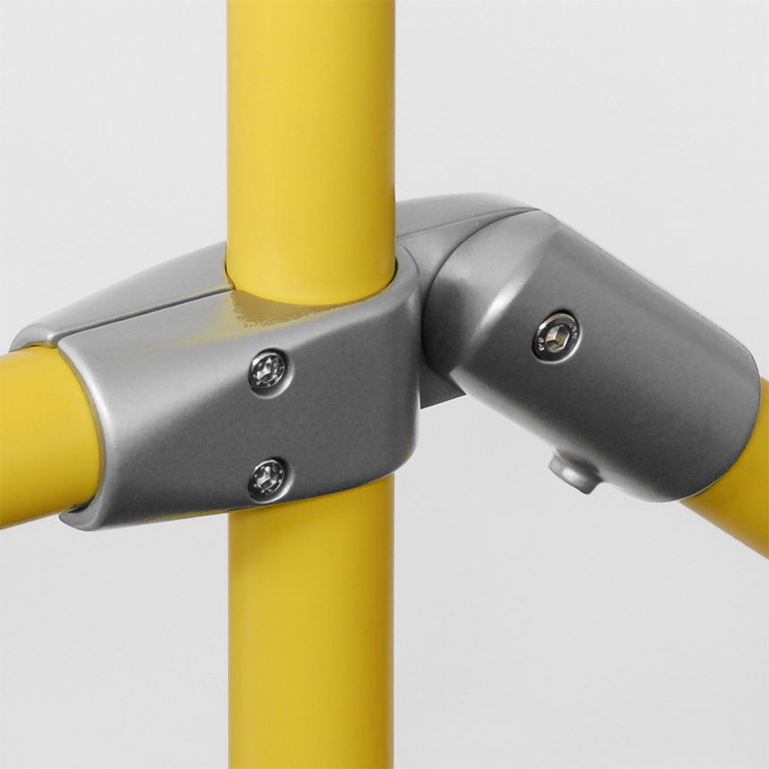 Kreuz-Verbinder Aluminium 40mm, flexibel