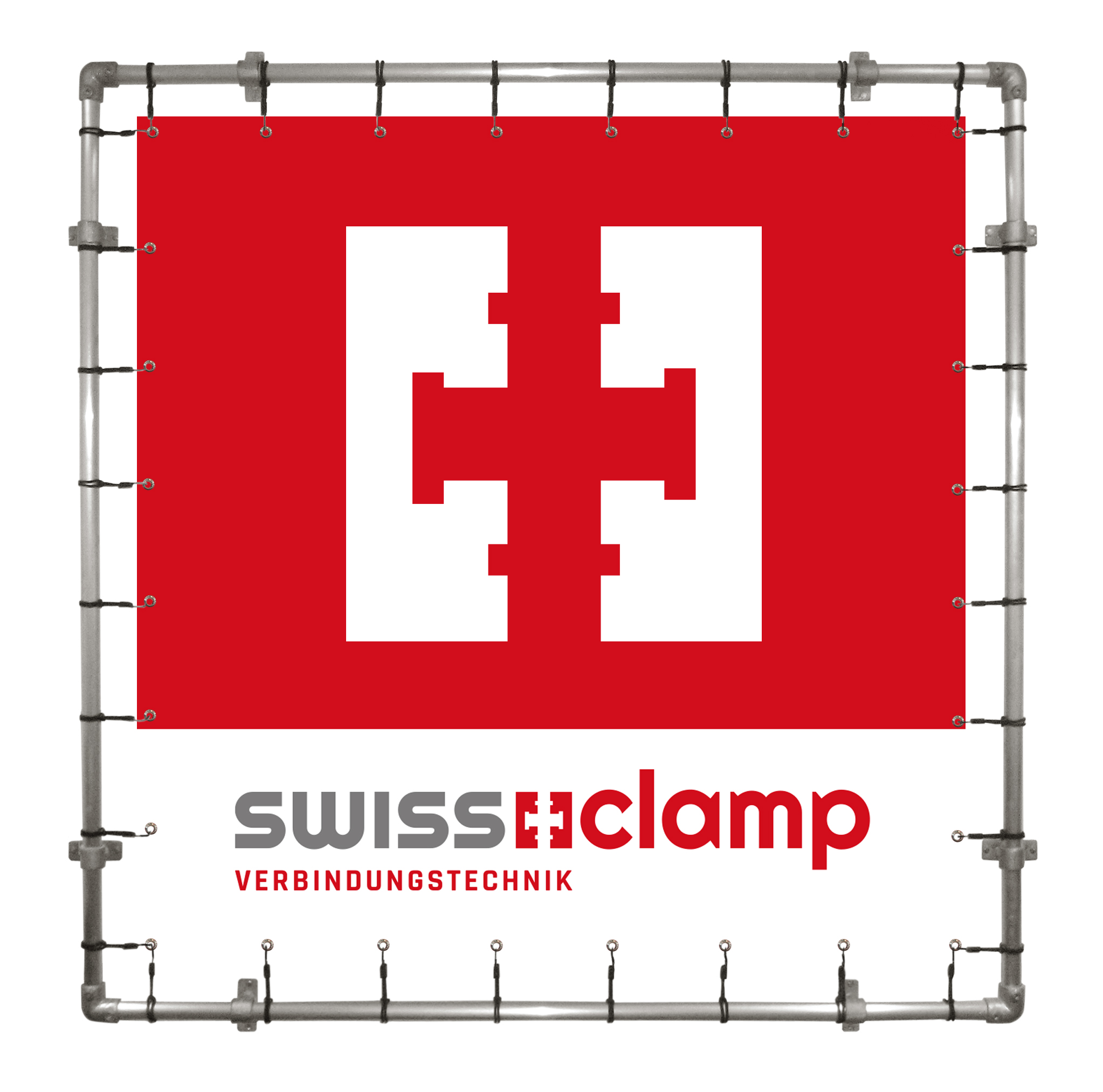 Aluminiumrahmen  für Wandmontage (Standardlänge Verkauf 2200 mm)