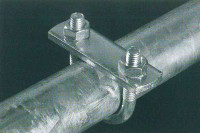 Rohrbügel 3/4" (26.9 mm);  inkl. 2 Muttern, FV,  inkl. Steg