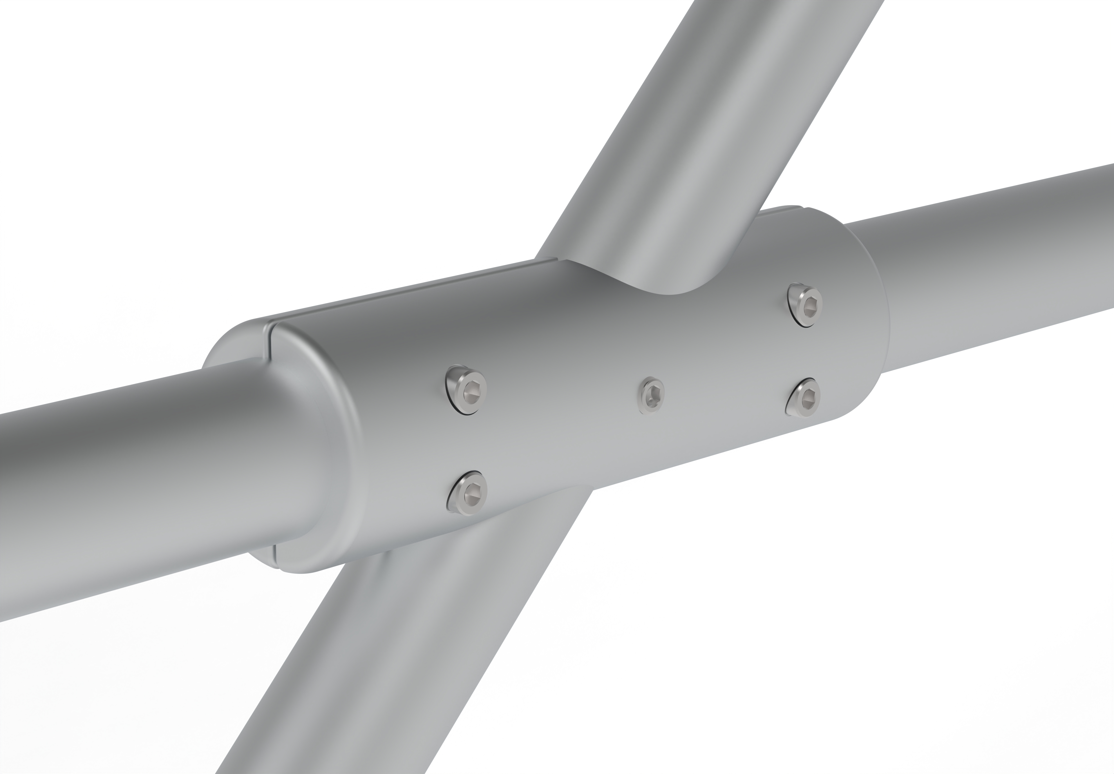 Kreuz-Verbinder 45°/135° 35mm