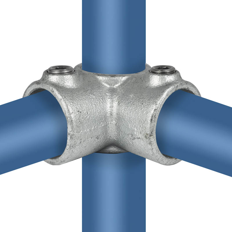 Eckverbindung 90° durchgehend 42,4 mm (1¼”)