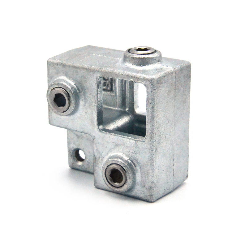 Eckstück durchlaufender Ständer mit Lasche- 25 mm. Eckstück-Verbinder (90°)