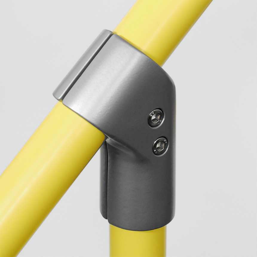 Rohr-Verbinder Aluminium 30mm