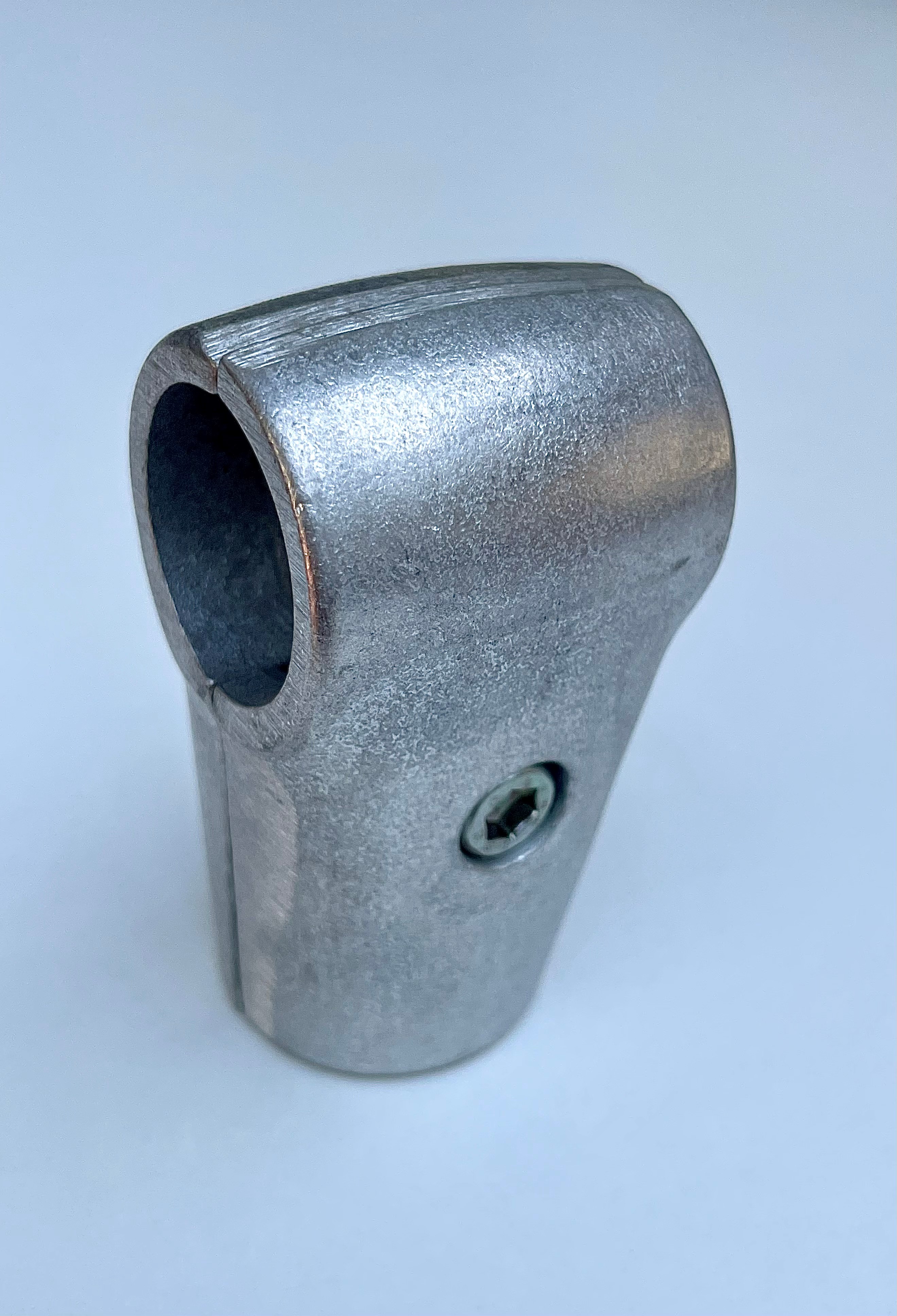 T-Verbinder kurz, 25mm, Alu roh, 1 Klemmschraube