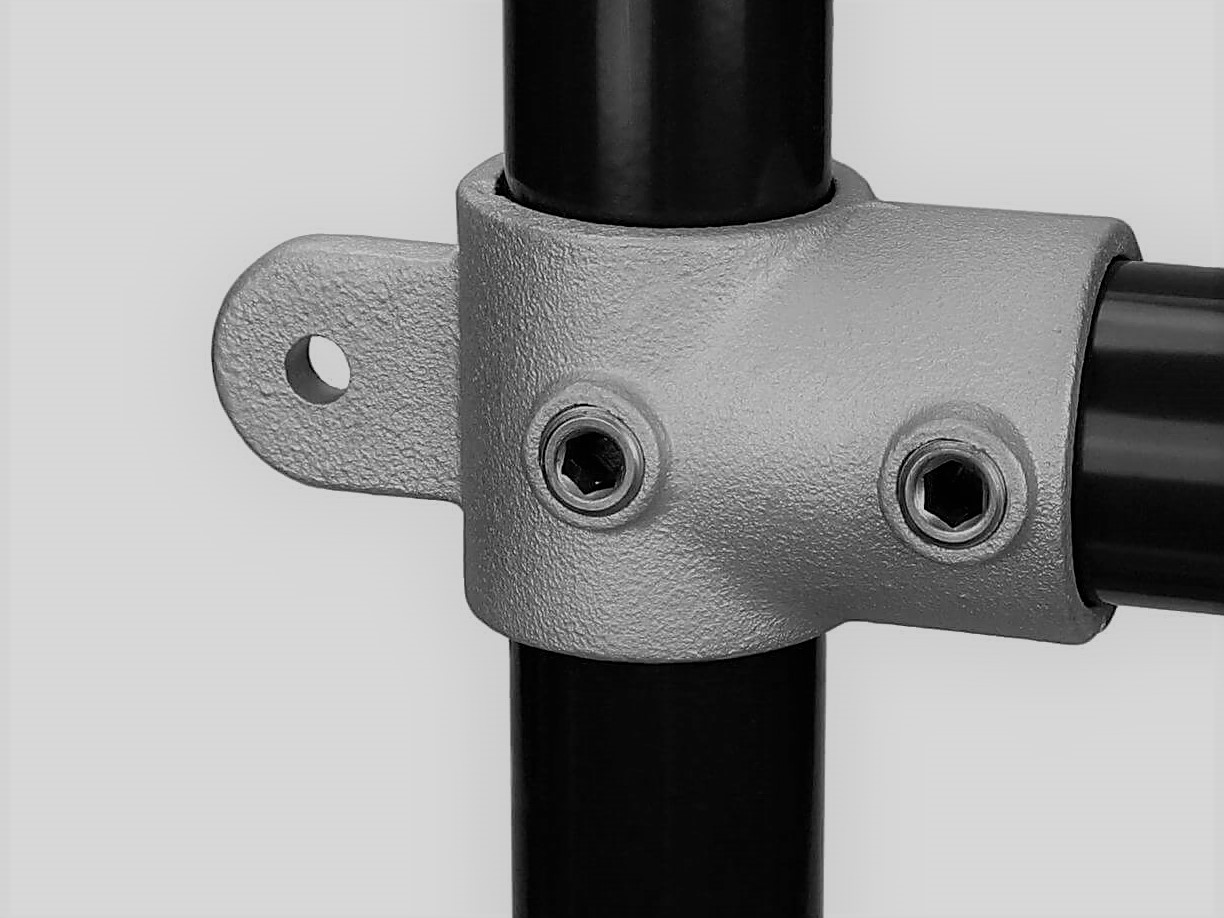 T-Verbinder mit Gelenkanschluss 48mm, 6/4"