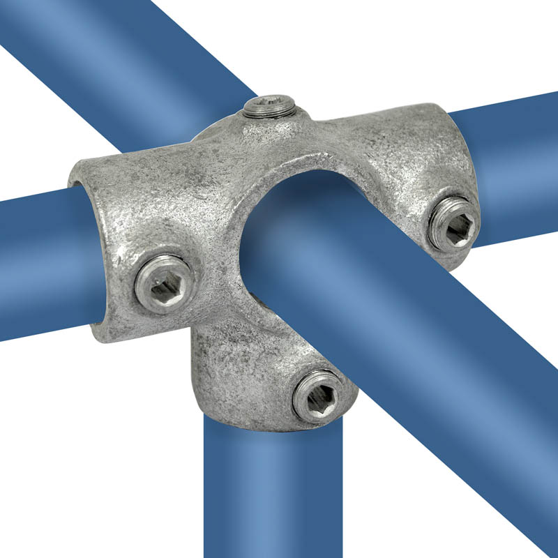 T-Stück für Stützrohr 48,3 mm (1½”)