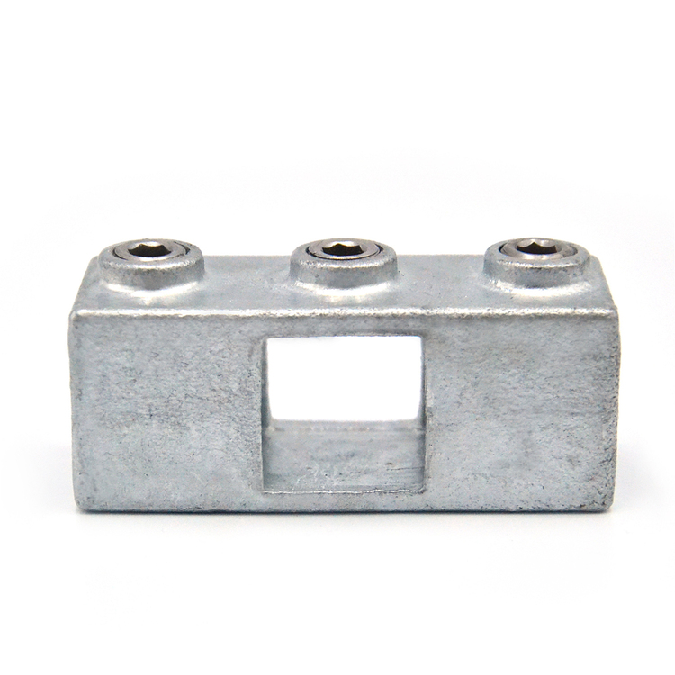 Kreuzstück, durchgehend  für quadratische Rohre - 25 mm