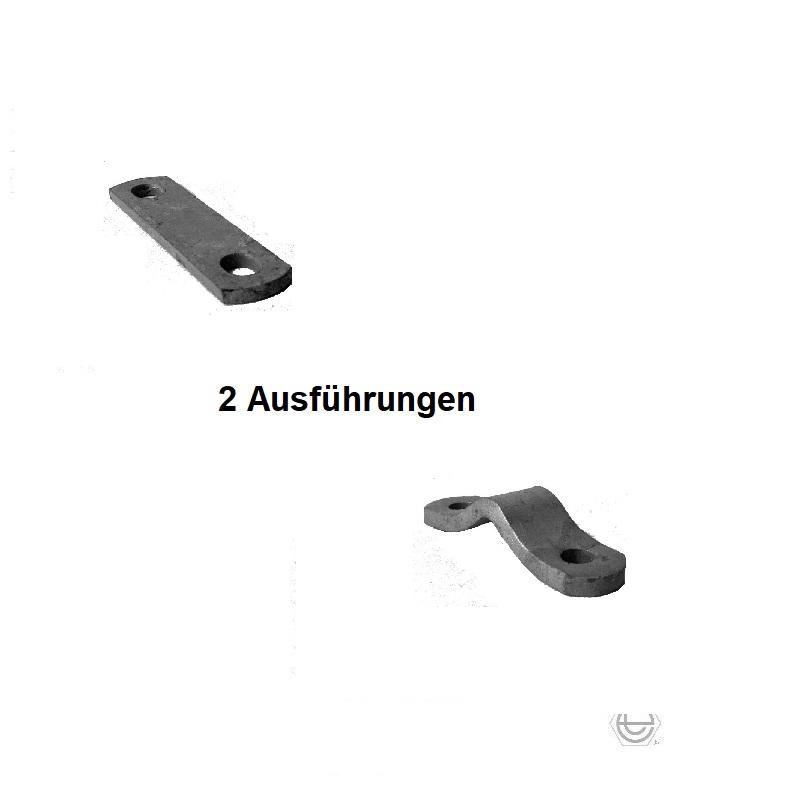Stege passend zu Rohrbügel,  1/2" (21,3 mm)