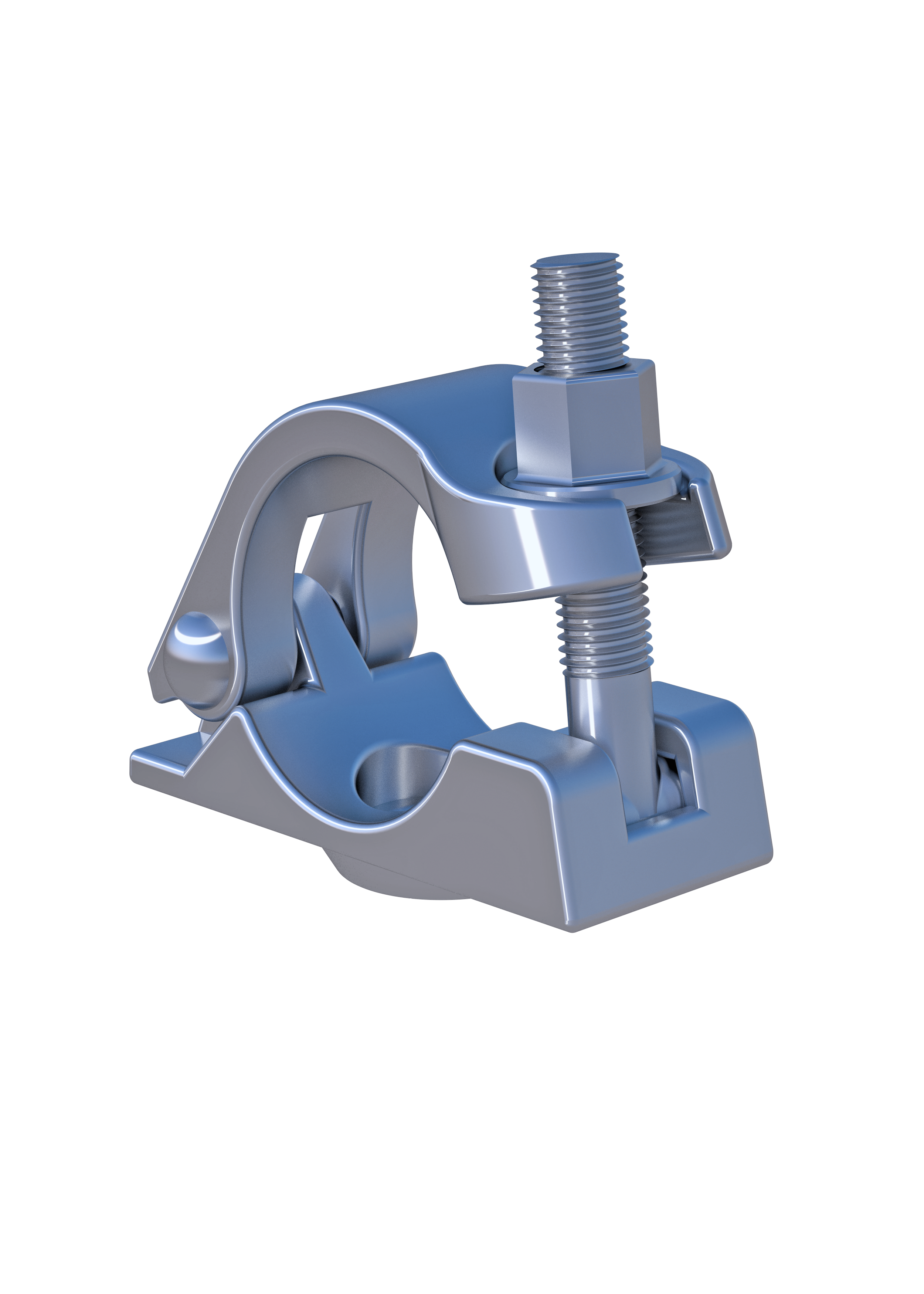 Halbkupplung 48.3 mm, SW 22,  robuste Ausführung, feuerverzinkt