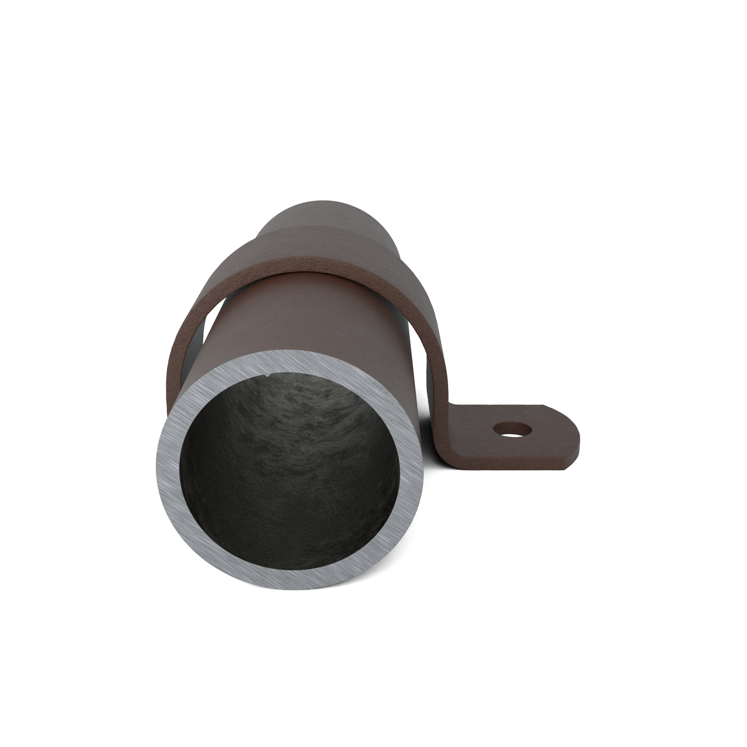 Sattelklemme - 33.7 mm braun