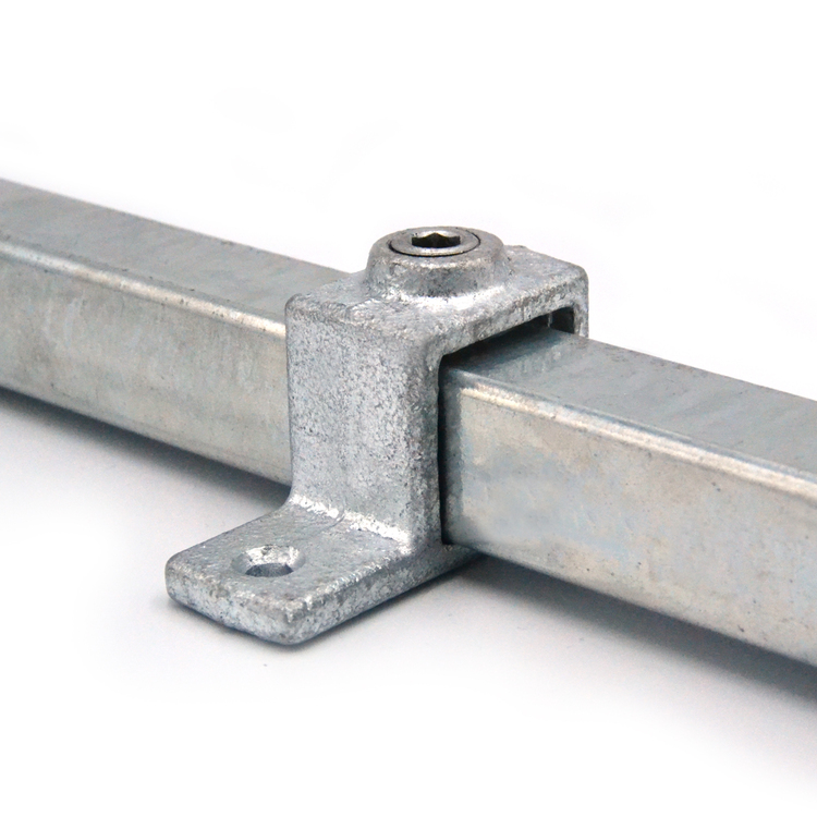Rohrverbinder für Plattenbefestigung für quadratische Rohre - 25 mm