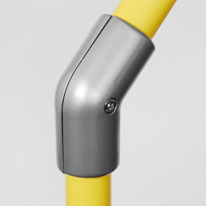 Winkelstück Aluminium 30mm Wa 30°/Wb 60°/150°