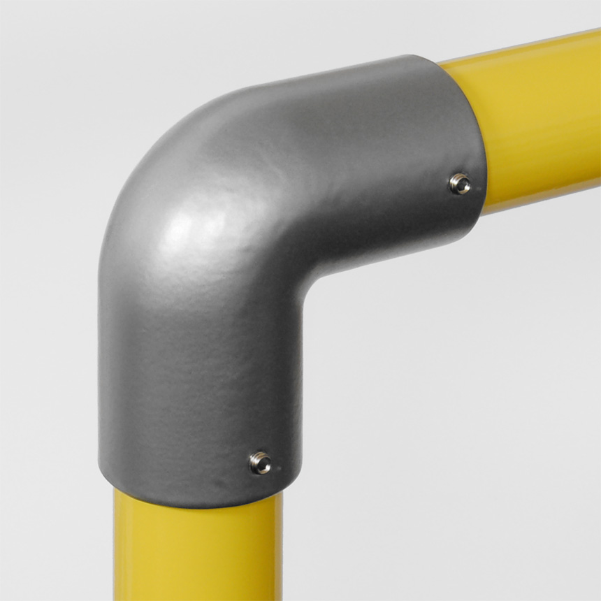 Kniestück Aluminium 90° 60mm