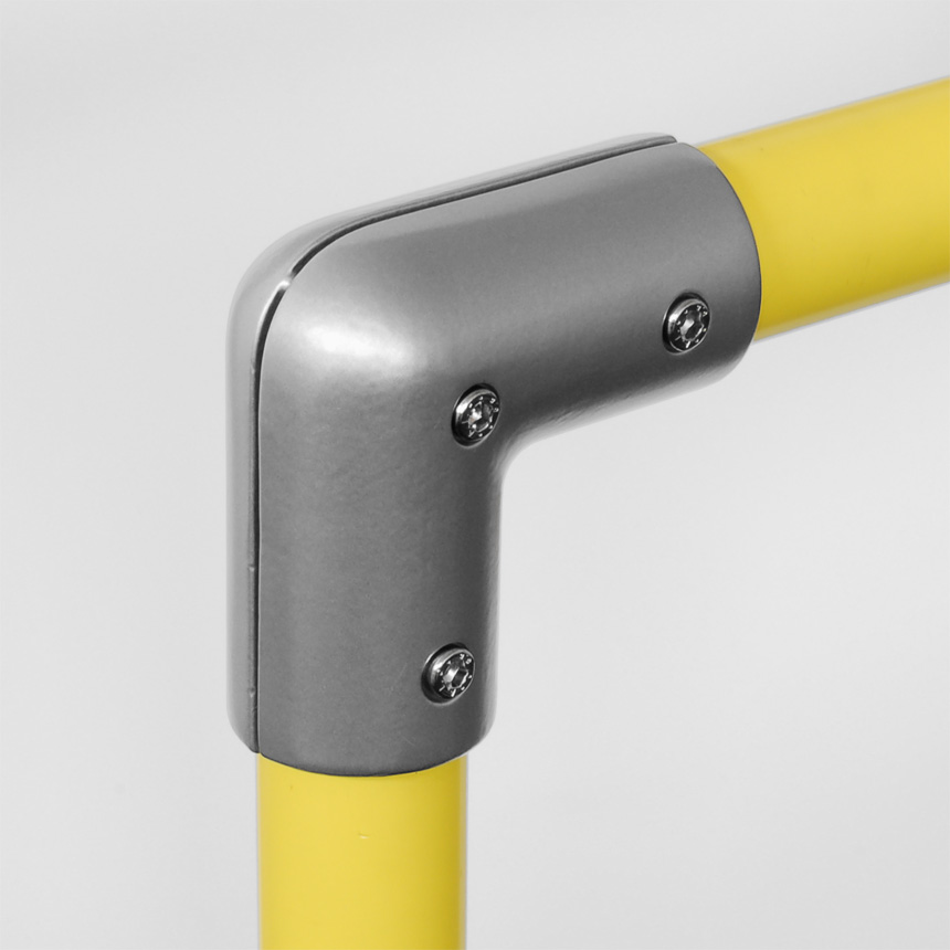 Kniestück Aluminium 90° 30mm