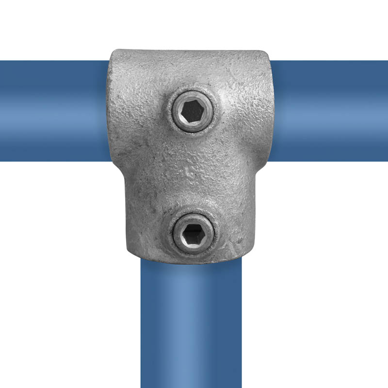 T-Stück kurz Kombinationsmass Horizontal 60.3 mm (2”) - Vertikal 48.3 mm (6/4”)