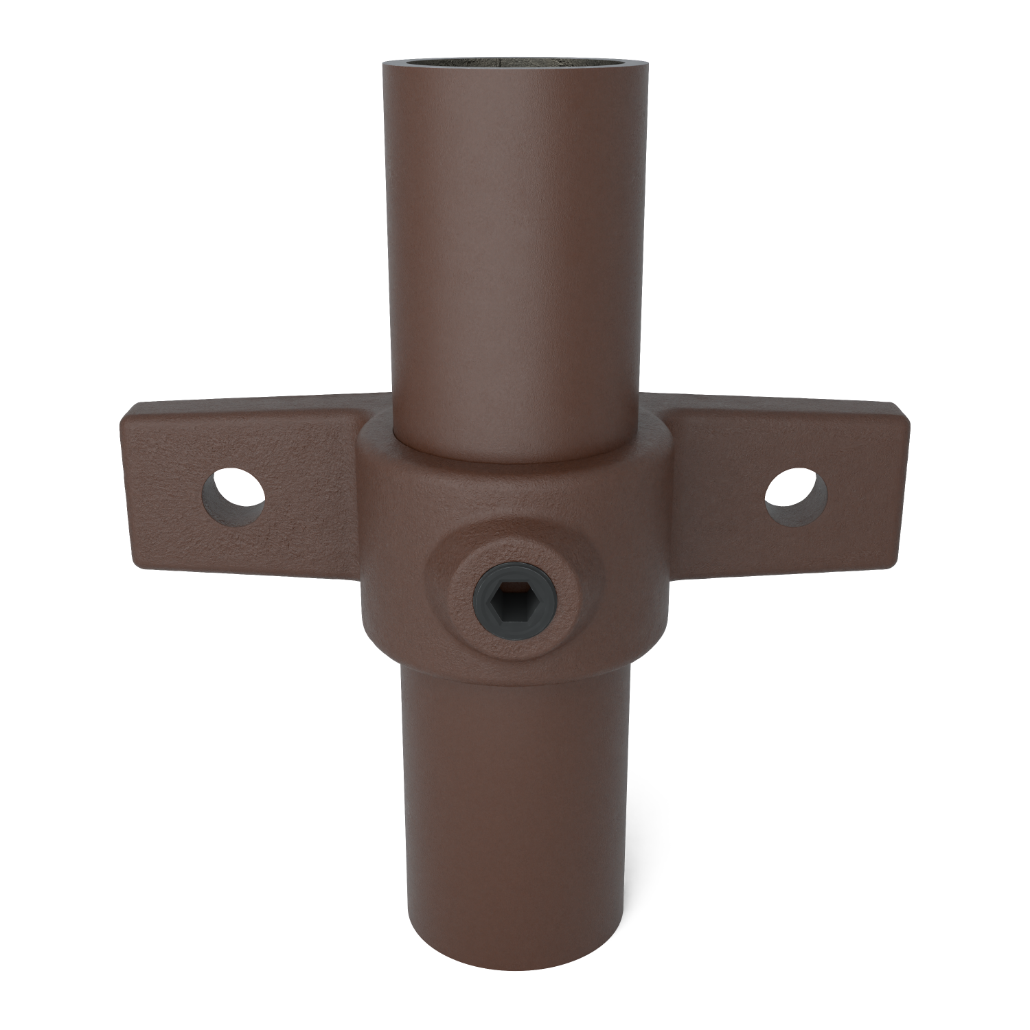 198-A Ösenteil Dopp.las. - 26.9 mm braun