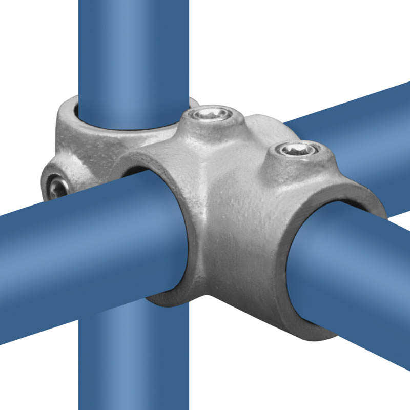 Kreuz T-Stück, kombiniert 33,7 mm (1”)