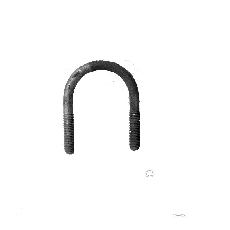 Rohrbügel, 1/2" (21,3 mm), inkl. 2 Muttern FV, ohne Steg