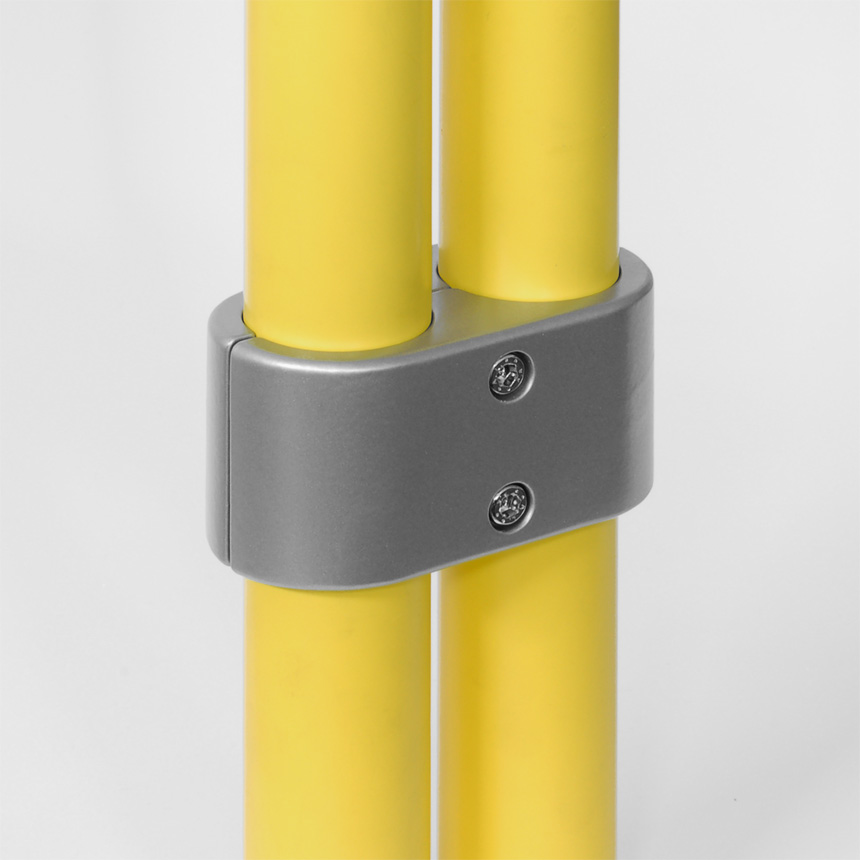 Doppelschelle Aluminium 30mm