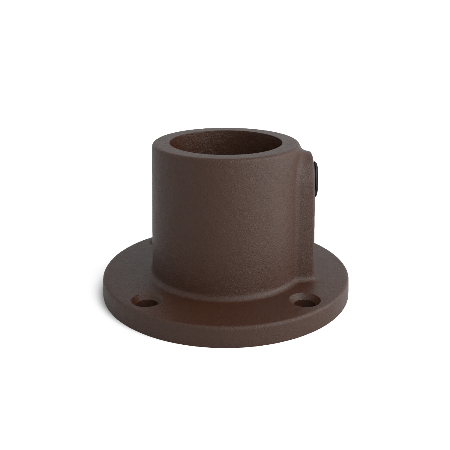 131T-A Fußplatte rund, durchgehend - 26.9 mm braun 