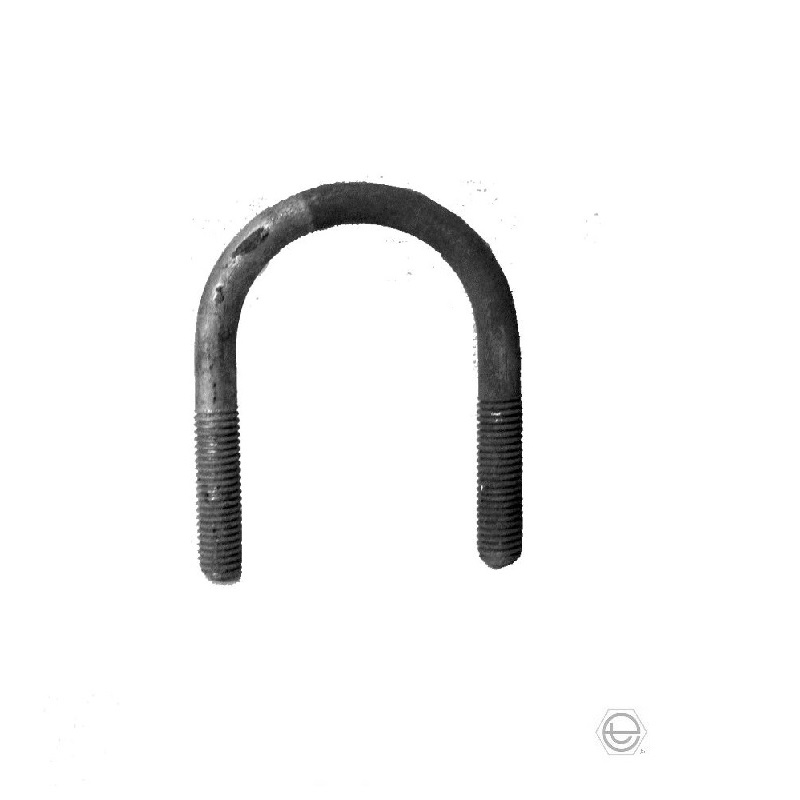 Rohrbügel  1 1/4" (42.4 mm), FV, inkl. 2 Muttern, ohne Steg