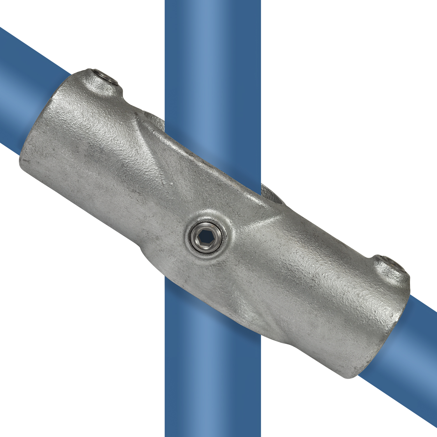 Kreuzstück für Gefälle  45°, 42,4 mm (1¼”)