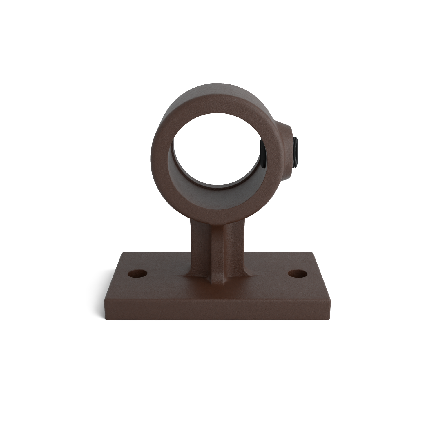 143W-B Handlaufhalt. - 33.7 mm braun